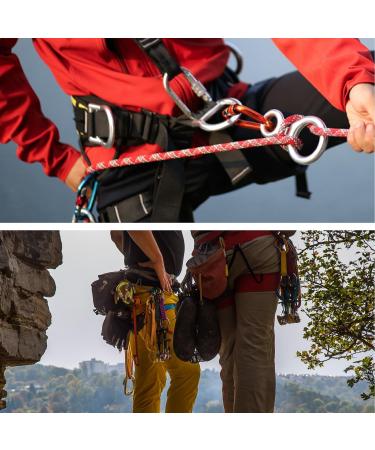 Azarxis 35kN Figure of Eight Descender - Blue Climbing Gear for Outdoor Recreation | International Shipping - Buy Online on GoSupps.com