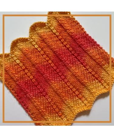 Wool Wonders Super Soft Variegated Yarn 400g/640yds (Flaming Orange) - Medium Heavy Worsted/Aran Weight - 30% Australian Wool, 70% Acrylic - Ideal for Knitting and Crochet - Buy Online on GoSupps.com