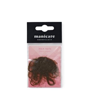 Manicare Brown Bun Net Invisible Bun Net For Dance Ballet Gymnastics Horse Riding Small Hair Net To Hold Buns In Place Suitable For All Hair Types - Buy Online on GoSupps.com