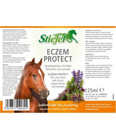 Boots EczemProtect for Horses - High-Quality Skin Care for Irritation Itching & Summer Eczema (125ml) - Buy Online on GoSupps.com