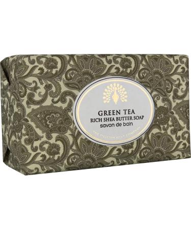 The English Soap Company Vintage Wrapped Shea Butter Soap Green Tea 200g