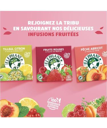 Elephant Flavored Infusion Blueberry Blackcurrant & Vanilla Taste Rainforest Alliance Certified 100% Natural Origin Ingredients - Buy Online on GoSupps.com