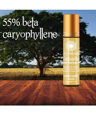 Copaiba & Moringa Roll-on Serum 10ml - Natural Herbal Supplement for Skin Health and Neurological Support - Buy Online on GoSupps.com