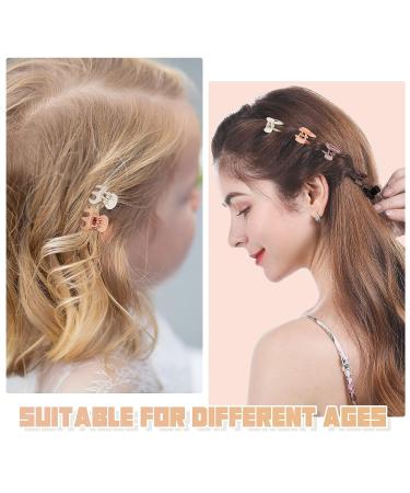 40PCS Mini Hair Claw Clips - Cute Flower Hair Clips for Thin Thick Hair - Matte Octopus Hair Jaw Clamps - Nonslip Hair Accessories for Women, Girls, Kids - Color-1 - Buy Online on GoSupps.com