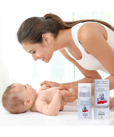 Baby Kingdom Collection Body Cream - Moisturizes Protects and Heals Dry and Sensitive Skin 98% Naturally and Hypoallergenic 150 mL (5.28 Fl Oz) - Buy Online on GoSupps.com