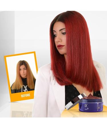 GK HAIR Global Keratin Red Bombshell Masque 7.05 Fl Oz - Long Lasting Hair Toning Color Mask - Buy Online on GoSupps.com
