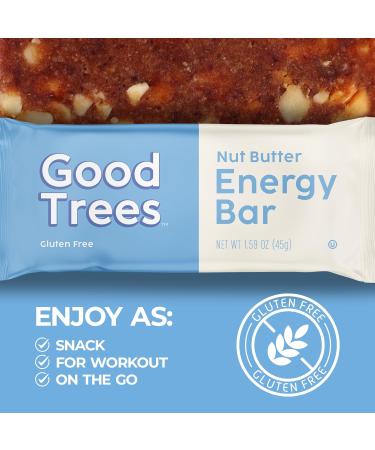 Good Trees Nut Butter Energy Bars Gluten-Free Snacks 16 Count Nut Butter 16 Count (Pack of 1) - Buy Online on GoSupps.com