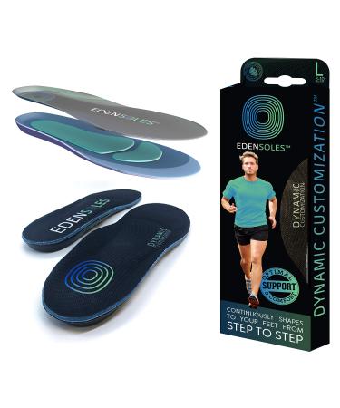 Edensoles - Shoe Insoles for women and men - The only inserts that shape to your feet  step after step. (Small - Regular Arch  Men 5 -7.5 Women 7 - 10.5)