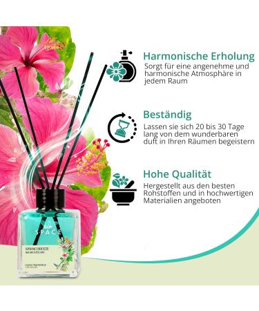 Air Space Fragrance Sticks - Refreshing Room Freshener - Fruity Floral Spring Breeze Aroma - International Shipping Available - Buy Online on GoSupps.com