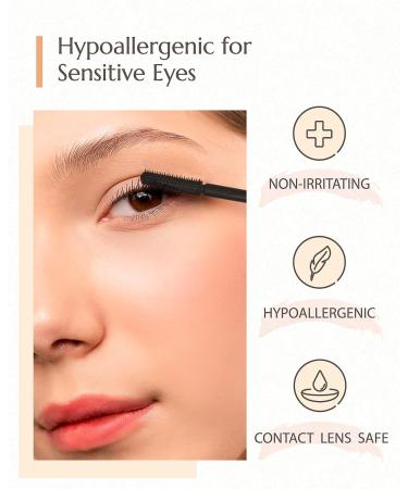 TSUVIMI 2 Sides Lengthening Mascara - Smudge-Proof & Waterproof Formula in Golden Brown | Ophthalmologist Tested, Hypoallergenic, Vegan & Cruelty Free - Buy Online on GoSupps.com