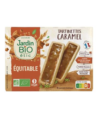 Jardin BiO étic - Fair Trade Caramel Tartinettes - organic - Sweet - AB certified - 138g bag
