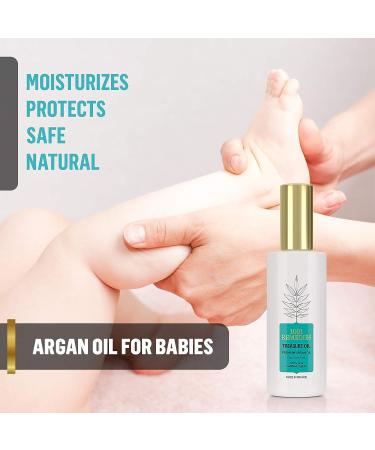 1001 Remedies Moroccan Argan Oil - Hair Regrowth Treatment and Skin Moisturizer - USDA Certified Organic, Cold Pressed, 100% Pure - Buy Online on GoSupps.com
