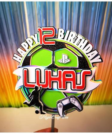 Football Cake Topper Personalised - Buy Online on GoSupps.com