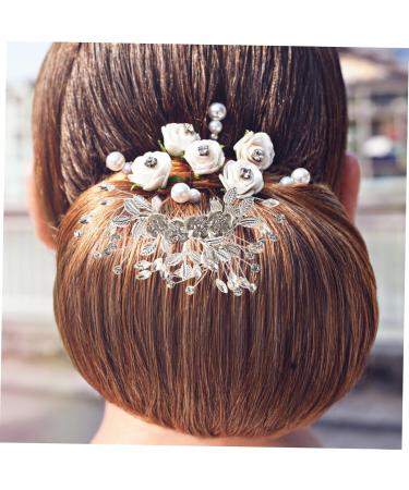 SKISUNO Bridal Hair Comb Hair Comb Bridal Headdress Hair Comb for Bride Elegant Hair Comb Bridal Side Comb Bride Hair Ornament Bride Wedding Decor Bridal Insert Comb Wedding Bride Comb - Buy Online on GoSupps.com