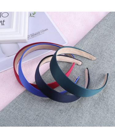 frcolor Hard Shell Headbands | Wide Satin Non-Slip Hairbands for Women & Girls - Random Colors - International Shipping - Buy Online on GoSupps.com