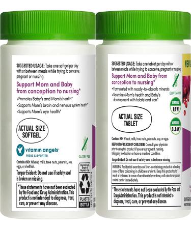 Rainbow Light Prenatal Daily Duo - Prenatal Multivitamin & DHA Softgels, 30 Tablets + 30 Softgels, 2-Pack - Buy Online on GoSupps.com
