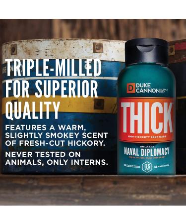 Duke Cannon Bourbon Body Wash for Men - 17.5 Fl Oz Thick High-Viscosity (3 Pack) - Buy Online on GoSupps.com