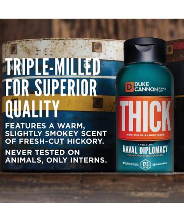 Duke Cannon Thick High-Viscosity Body Wash for Men - Naval Supremacy Scent - 17.5 Fl Oz - Buy Online on GoSupps.com