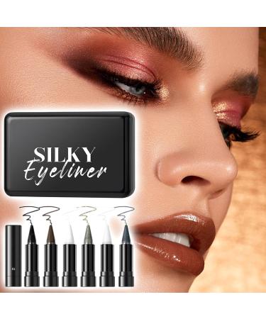  G n rique 6-Color Eyeliner Set | Waterproof Liquid Eyeliner | Smudge-Proof Makeup Pencil | Matte and Pearlescent Quick-Drying Long-Lasting for Beginners - Buy Online on GoSupps.com