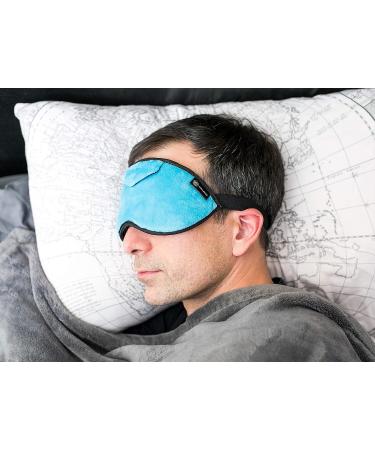 Redolence Aromatherapy Plush Sleep Mask Set with Lavender and Peppermint Essential Oils - Calm Sea Green - Buy Online on GoSupps.com