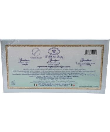 Buy La Saponeria Firenze Bath Soap - Italian Gardenia Spa Cleanser Made in Tuscany | 10.5 Ounce Decorative Bar - International Shipping - Buy Online on GoSupps.com