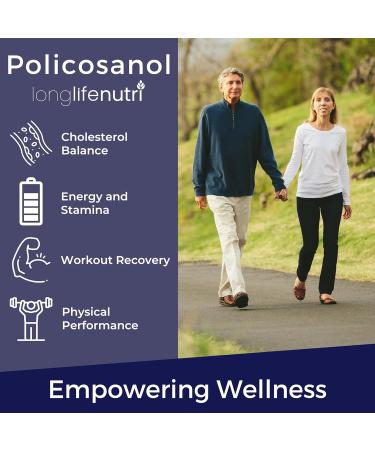 LongLifeNutri Vitamin K2 MK-7 100 mcg & Policosanol 100 mg Bundle 120 Veg Capsules + 200 Veg Capsules Up to 4-Month Supply Bone & Heart Wellness Support Lab Tested Non-GMO Made in USA - Buy Online on GoSupps.com