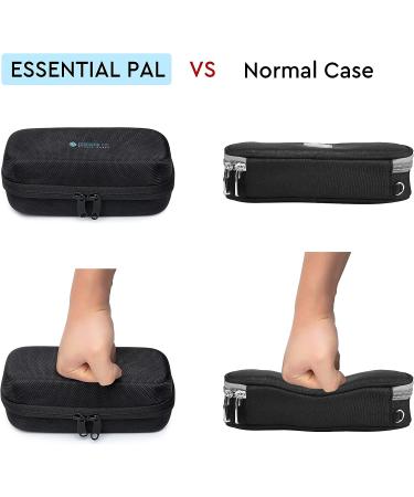 Essential Pal Insulin Cooler Travel Case - Waterproof, Cold Insulated Diabetic Bag for Insulin Pens & Supplies - Includes 2 Gel Ice Packs - Black - Buy Online on GoSupps.com