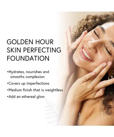 Honeybee Gardens Liquid Foundation - Luminous Finish | Natural and Vegan Makeup - Buy Online on GoSupps.com
