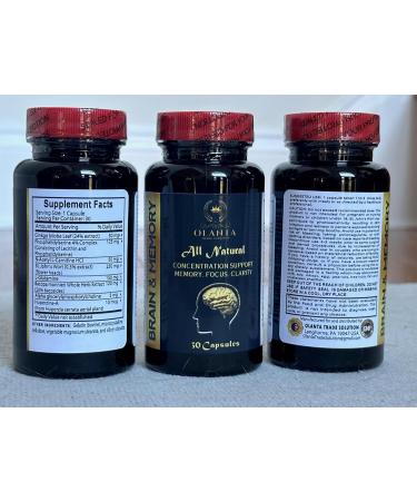 BRAIN MEMORY SUPPLEMENTS - Suport Memory Mental Clarity & Cognitive Brain Focus Formula Enhance Memory Concentration & Clarity function immune booster - 2 Bottles 120 Capsules - Buy Online on GoSupps.com