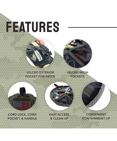 Lay-n-Go Defender Tactical Gear Accessory  Tool & Utility Storage Bag With Pockets for Travel  Military  First Responder  Survival and Outdoors  with a Durable Patented Design  20 inch  Green 20 Inch Defender Tactical (20") - Green - Buy Online on GoSupps.com