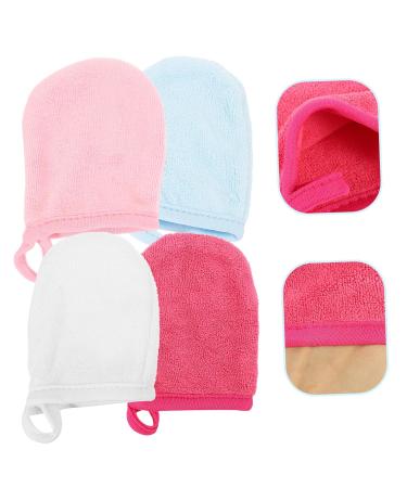 FRCOLOR 8 Pcs Makeup Remover Mitts & Cleansing Wipes - Comfortable Fiber Washcloths for Effortless Makeup Removal - Buy Online on GoSupps.com