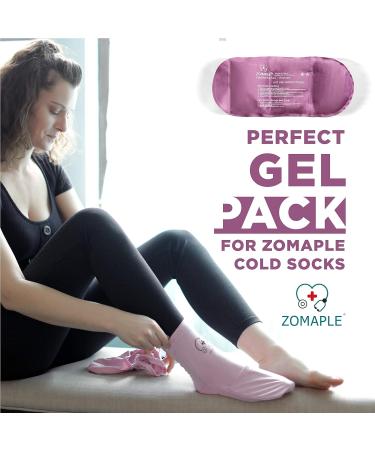 Zomaple Purple Gel Pack for Cold Therapy Socks - Pain Relief for Plantar Fasciitis & More - Buy Online on GoSupps.com