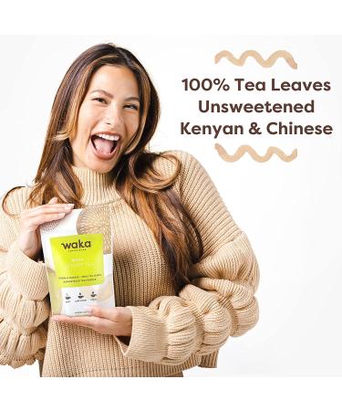 Waka Quality Instant Tea: Unsweetened Green Tea Kenyan Chinese Blend - 100 Tea Leaves (4.5 oz Bulk Bag) - Buy Online on GoSupps.com