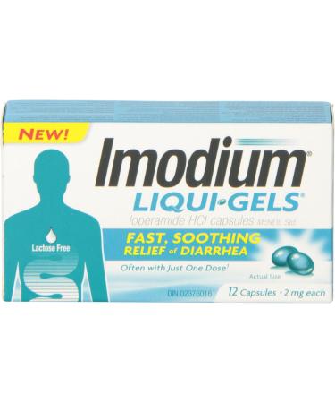 IIMODIUM LIQUI-GELS provide you with fast soothing relief of diarrhea. 12 Count (Pack of 1) Liquid Gels Capsules - Buy Online on GoSupps.com