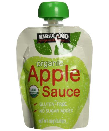 Kirkland Signature Organic Applesauce, 3.17 Ounce (24-Count)