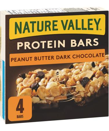 NATURE VALLEY Protein Bars Peanut Butter Dark Chocolate 4-Count 148 Gram & Sweet & Salty Dark Chocolate Nut Granola Bars 6 Count - Buy Online on GoSupps.com