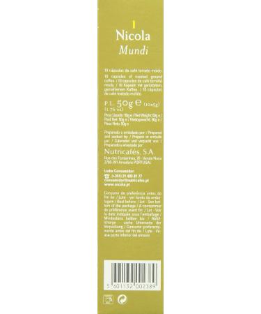 NICOLA Mundi Coffee Capsules Compatible with Nespresso Machines 100-Count - Buy Online on GoSupps.com