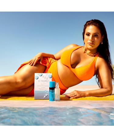 St.Tropez Ashley Graham Golden Getaway Kit - Award-Winning Self Tan Set Vegan & Cruelty-Free with Express Bronzing Mousse & Face Mist - Buy Online on GoSupps.com