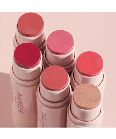 Wander Beauty On-the-Glow Blush and Illuminator - Strawberry Fields/Nude Glow - 7-in-1 Hydrating Stick Blush & Highlighter for Cheeks, Lips, Face & Body - Buy Online on GoSupps.com