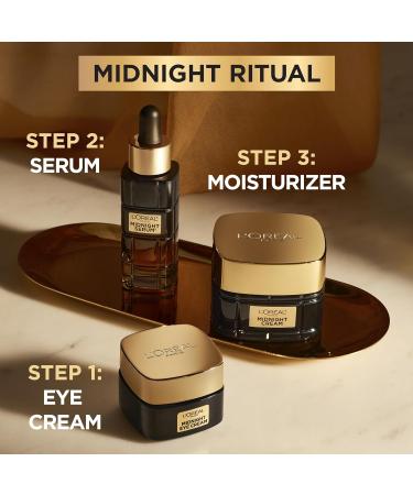 L'Oreal Paris Age Perfect Cell Renewal Midnight Eye Cream Antioxidant-Rich Under Eye Cream to Treat 8 Signs of Aging Includes Night Cream Sample - Buy Online on GoSupps.com