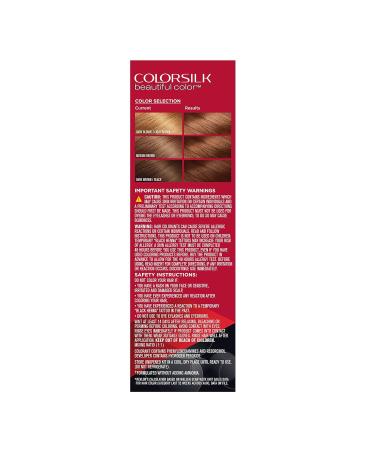 Revlon Colorsilk Permanent Hair Color 46 - Medium Golden Chestnut Brown (Pack of 3) | Ammonia-Free with 100% Gray Coverage - Buy Online on GoSupps.com