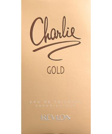 Charlie Gold by Revlon for Women Eau De Toilette Spray 3.3 Ounce (100 ml) 3.3 Fl Oz (Pack of 1) Fresh - Buy Online on GoSupps.com
