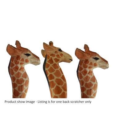 Handcrafted Wooden Giraffe Back Scratcher for Men & Women - Perfect Gift for Comfort & Relief | International Shipping Available - Buy Online on GoSupps.com
