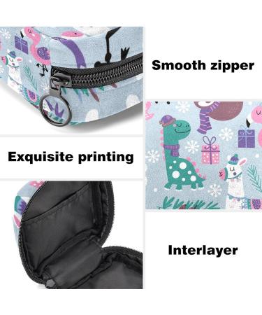 Shop Stylish Menstruation Pad Bags for Women - Holiday Animal Patterns | Zip Bags for Tampons & Napkins - Buy Online on GoSupps.com