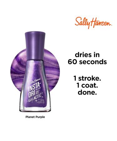 Sally Hansen Insta-Dri Galactic Planet Purple Nail Polish - Quick Dry Long Lasting Metallic Shine 0.3 Fl Oz - International Shipping Available - Buy Online on GoSupps.com