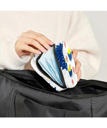 Shop Women's Hedgehog Pattern Period Kit Bag | Portable Storage Pockets for Females - Ideal for Women & Girls - Buy Online on GoSupps.com