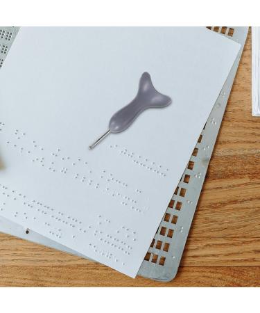 minkissy Braille Stylus Saddle-Shaped Writing Board Blind Writing Pad Braille Learning Tools for Blind People Writing Tool Accessory - Buy Online on GoSupps.com