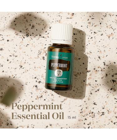 Young Living Peppermint Essential Oil 15ml - Topical and Aromatic - 0.51 Fl Oz - Buy Online on GoSupps.com