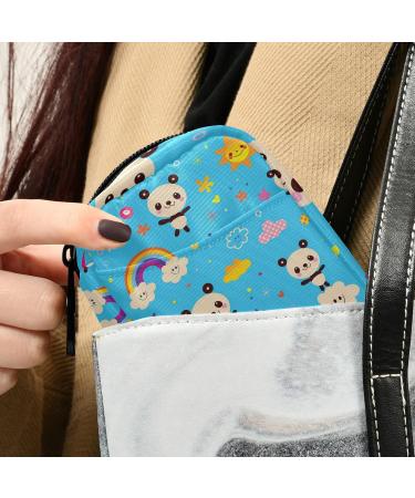SUABO Panda Bears Weekly Pill Organizer - Travel 7 Day Pill Box with Separate Compartments for Medications & Vitamins | Blue - Buy Online on GoSupps.com