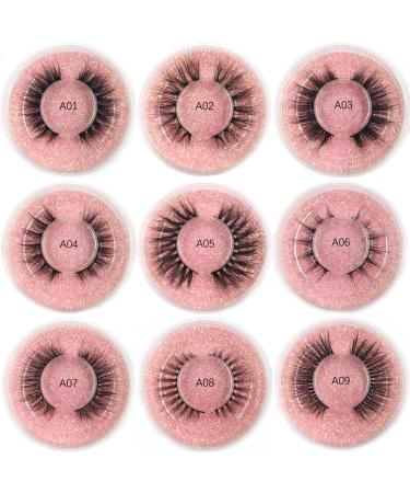 Wholesale Falsies Eyelashes - 5D Mink Lashes | Thick & Natural Fake Lashes Pack (10 Pairs) for International Shipping - Buy Online on GoSupps.com